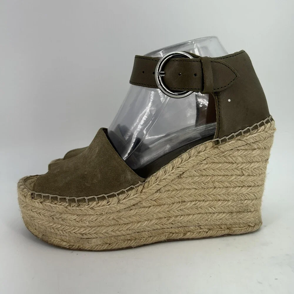 Marc Fisher Espadrille Sandals Shoes Womens Size 8 LTD MLAIDA Wedge Platform